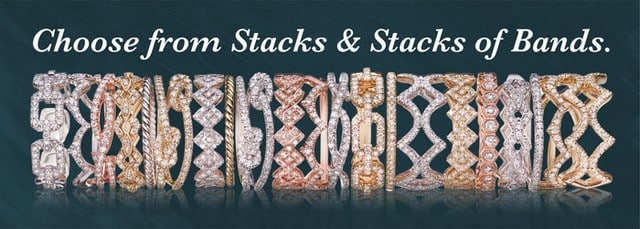 Choose from stacks & stacks of bands.