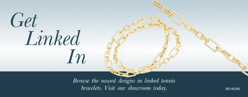 Gold & Diamond Link Bracelet