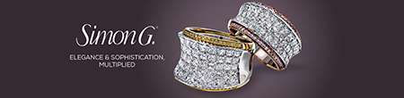 Elegant wedding or anniversary bands by Simon G