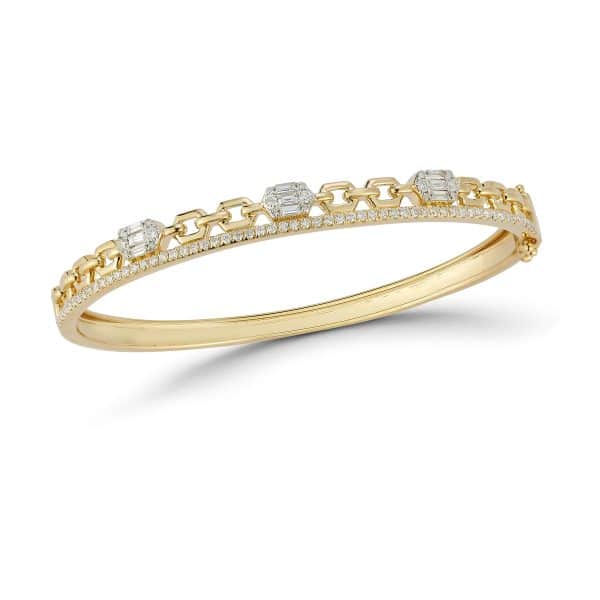 Mini Link Diamond Bangle