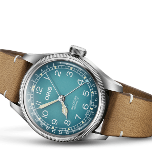 Oris Big Crown X Cervo Volante, Green Dial, Brown Strap