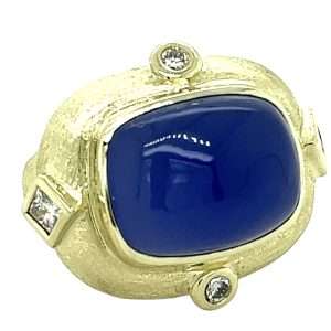 14kt Chalcedony Ring with .44cts Diamonds $6,550