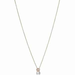 Mikimoto Akoya Cultured Pearl Cherry Blossom Pendant with Diamonds