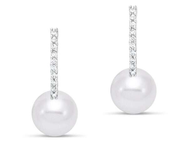 Mastoloni Pearls pearl & diamond drop earrings