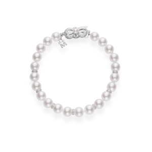 Akoya Cultured Pearl and Diamond Bracelet MDP70707ADXWQ007