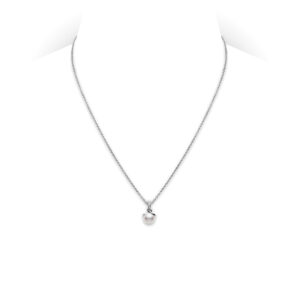 Mikimoto white gold, pearl, and diamond necklace