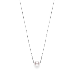 Mikimoto white gold & pearl necklace