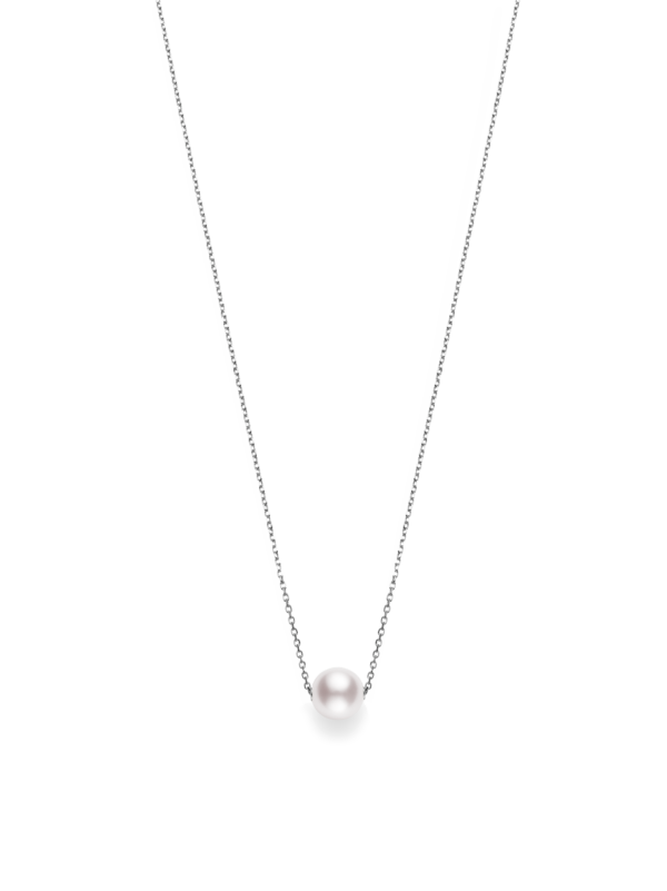 Mikimoto white gold & pearl necklace