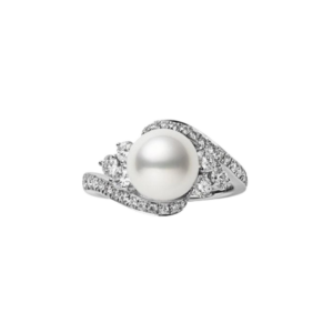 Mikimoto Pearl & Diamond Fashion Ring