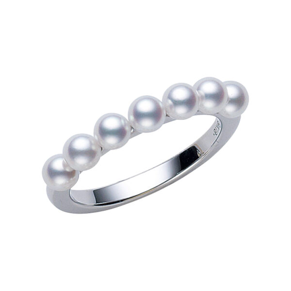 Mikimoto Pearl & White Gold Ring