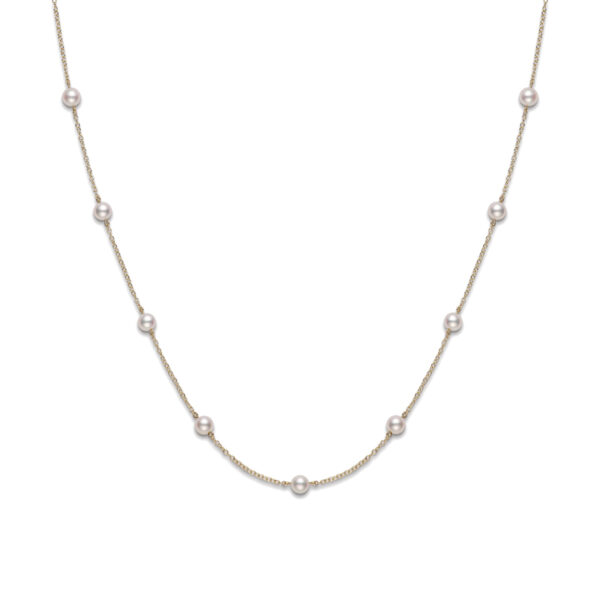 Akoya Cultured Pearl Station Necklace