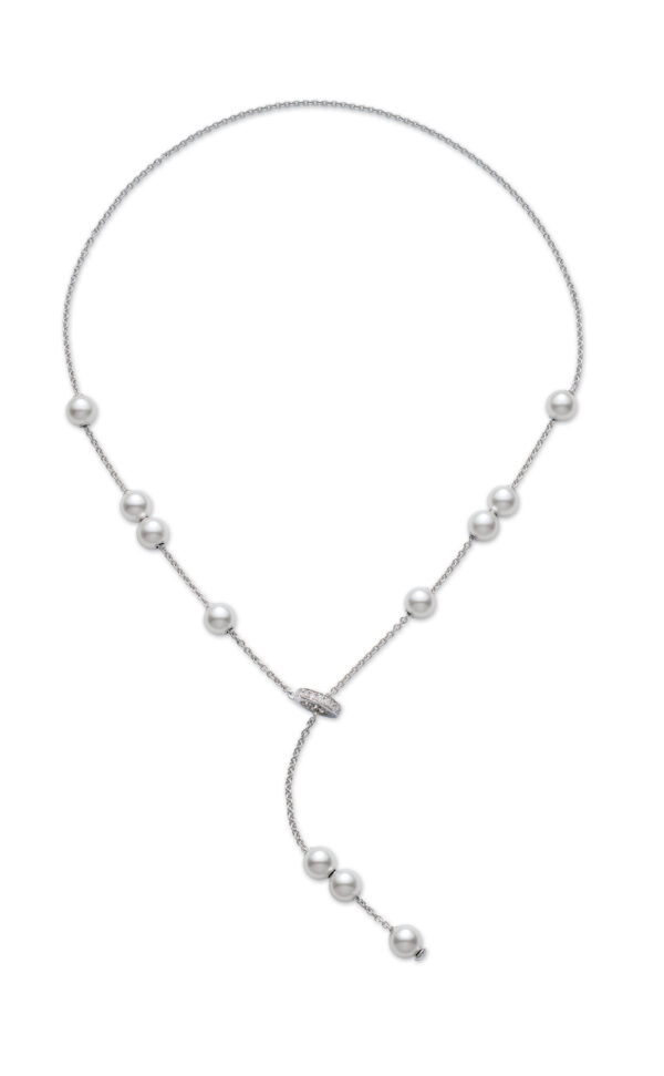 Mikimoto adjustable pearl neckalace