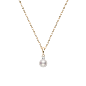 Mikimoto Pearl & Diamond Pendant