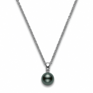 Mikimoto Black Tahitian Pearl Necklace