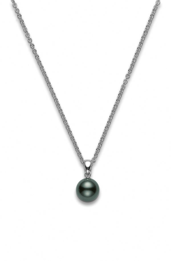 Mikimoto Black Tahitian Pearl Necklace