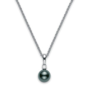 Mikimoto Black South Sea pearl necklace