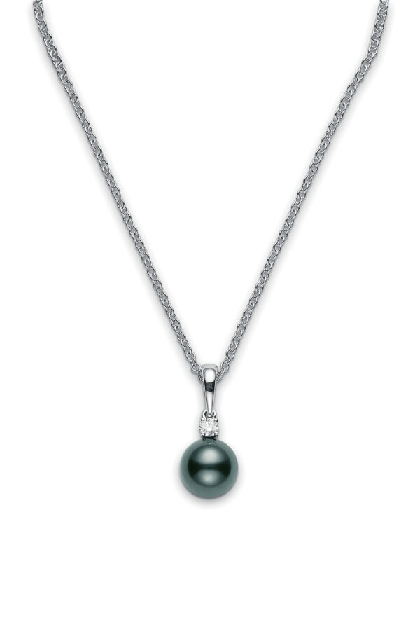 Mikimoto Black South Sea pearl necklace