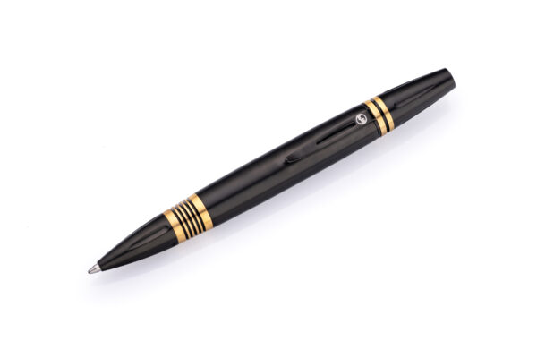 William Henry Caribe 11 Distinctive Anodized Titanium Pen with Brass Spacers