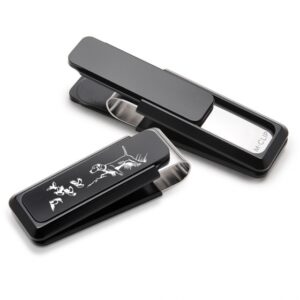 Black Aluminum Bird Dog Money Clip