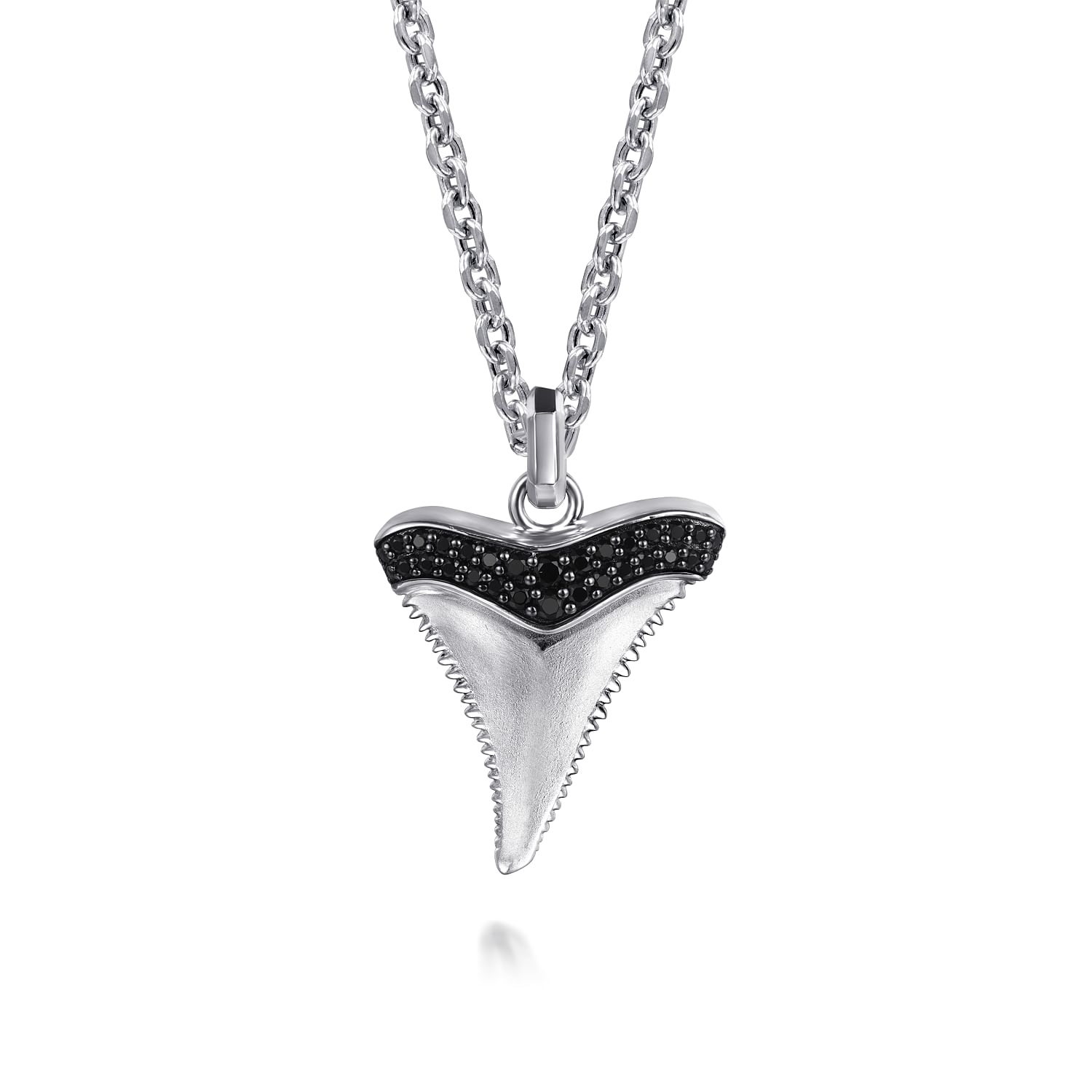 Sterling Silver Shark Tooth Necklace