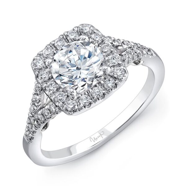 Split Round Engagement Ring