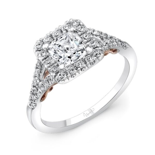 Halo Round Engagement Ring