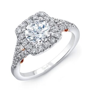 Split Round Engagement Ring