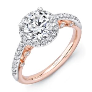 Halo Round Engagement Ring