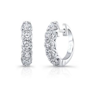 1-Row Huggie Earrings