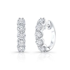1-Row Huggie Earrings