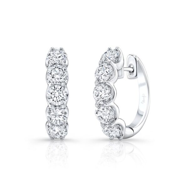 1-Row Huggie Earrings