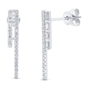 2-Row Drop Earrings