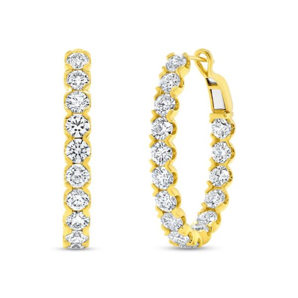 1-Row Hoop Earrings