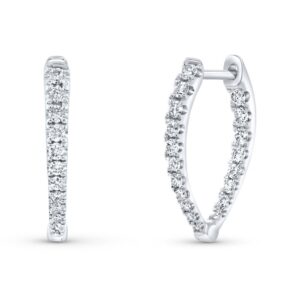 1-Row Hoop Earrings