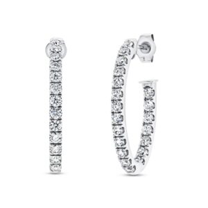 Drop Hoop Earrings