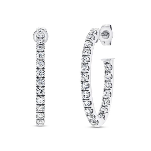 Drop Hoop Earrings