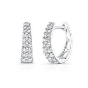2-Row Huggie Earrings