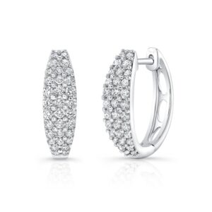 3-Row Huggie Earrings