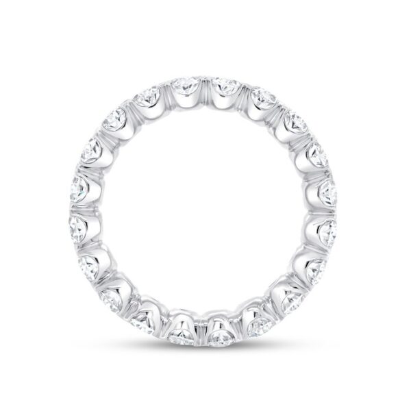 1-Row Oval Shaped Diamond Anniversary Ring - Image 3