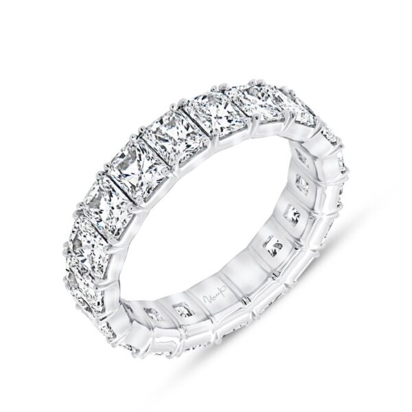 1-Row Radiant Diamond Anniversary Ring