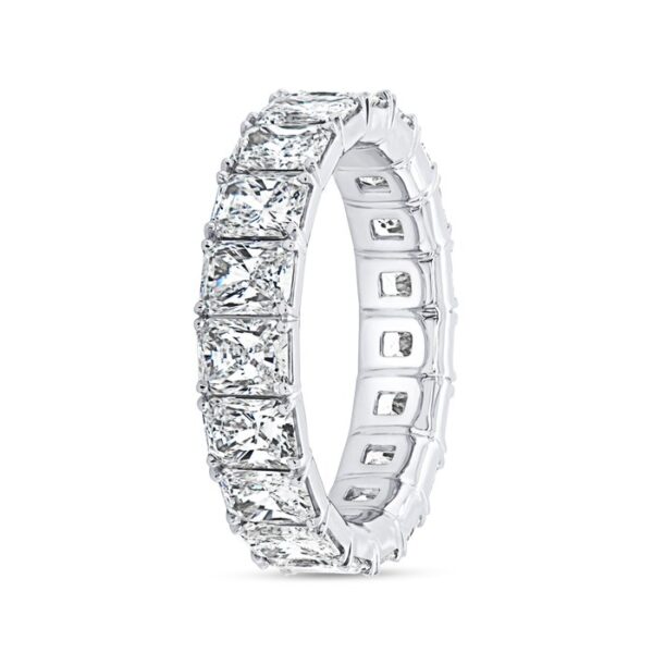 1-Row Radiant Diamond Anniversary Ring - Image 2