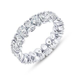 1-Row Pear Shaped Anniversary Ring