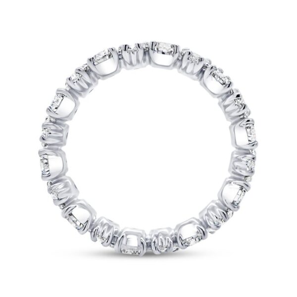 1-Row Pear Shaped Anniversary Ring - Image 3