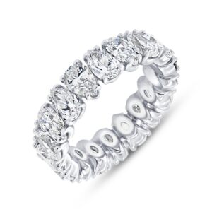 1-Row Pear Shaped Anniversary Ring