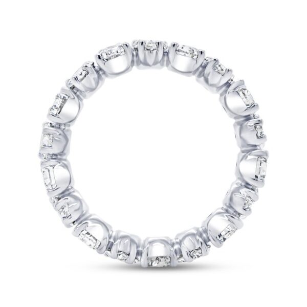 1-Row Pear Shaped Anniversary Ring - Image 3