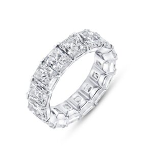 Eternity Radiant Diamond Wedding Ring