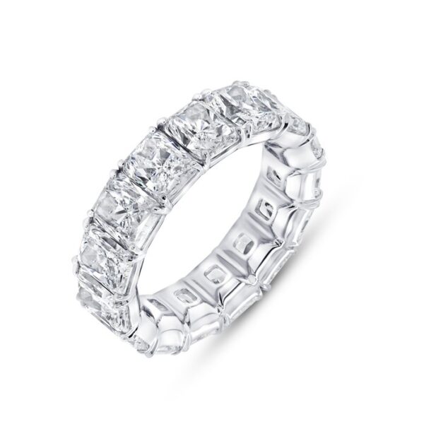 Eternity Radiant Diamond Wedding Ring