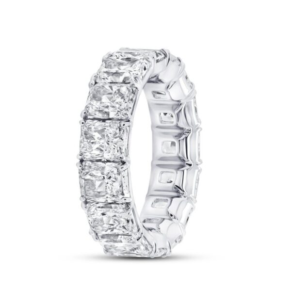 Eternity Radiant Diamond Wedding Ring - Image 2