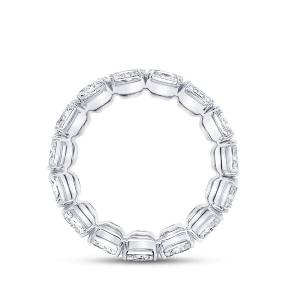 Eternity Radiant Diamond Wedding Ring - Image 3