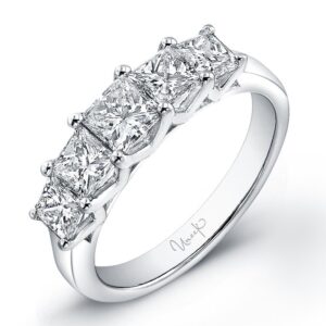 Five-Stone Princess Cut Diamond Anniversary Ring